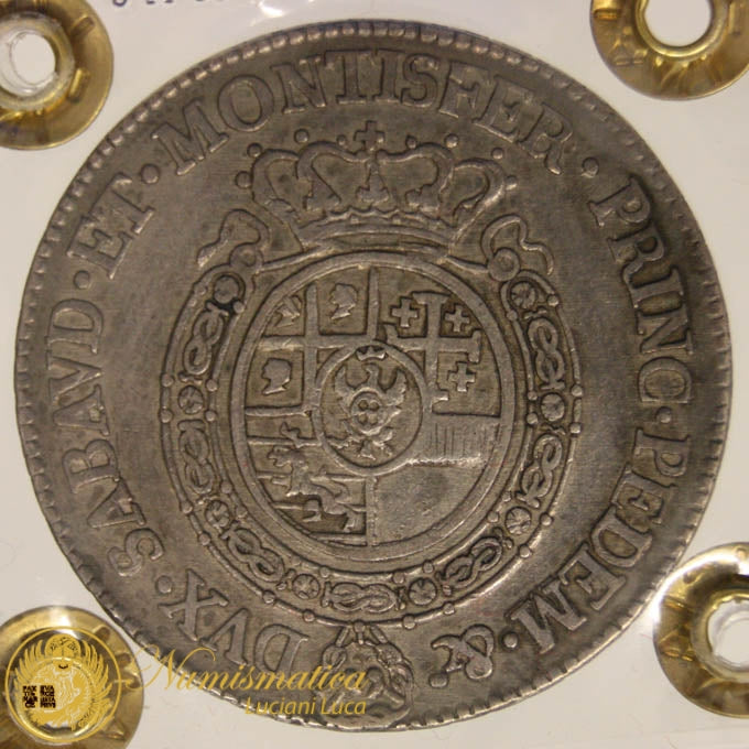 REGNO DI SARDEGNA Carlo Emanuele III Mezzo Scudo 1765 BB RARO #PV308