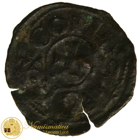 TREVISO Enrico II di Gorizia 1319-23 DENARO Raro BB+ #PV95