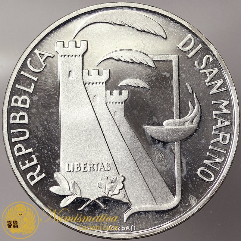 SAN MARINO 1000 Lire 1988 Olimpiadi Seul Proof #920