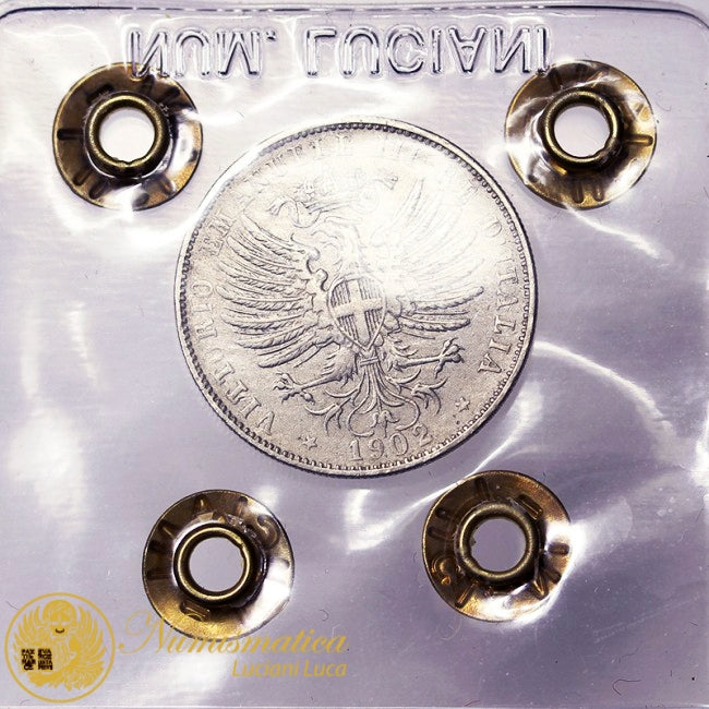 VITTORIO EMANUELE III 25 Centesimi 1902 BB RARO #PV30