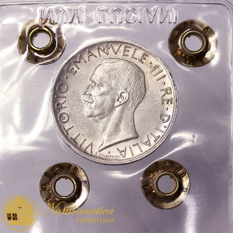 VITTORIO EMANUELE III 5 Lire 1930 più di Spl #PV779