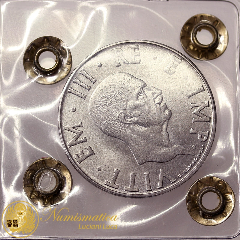 VITTORIO EMANUELE III 2 Lire 1943 Impero meglio di SpL RARA #PV138
