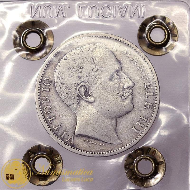 VITTORIO EMANUELE III 2 Lire 1904 Aquila Sabauda BB+ MOLTO RARA #PV140