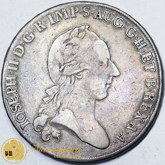 MILANO Giuseppe II d’Asburgo 1780-90 SCUDO 1783 argento BB+ RARO #PV391
