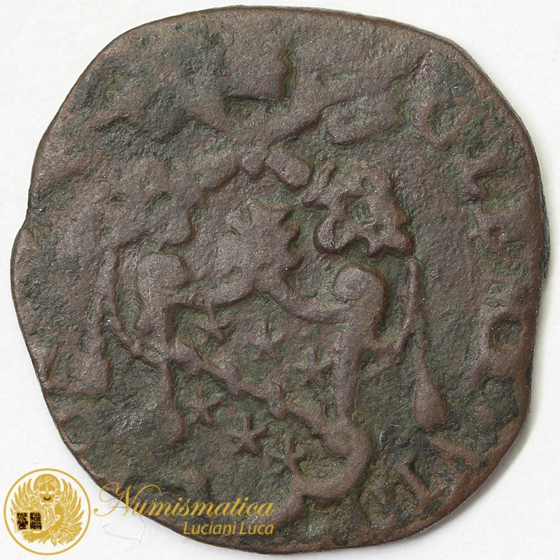 STATO PONTIFICIO Quattrino CLEMENTE VIII 1592-1605 MDC #117A