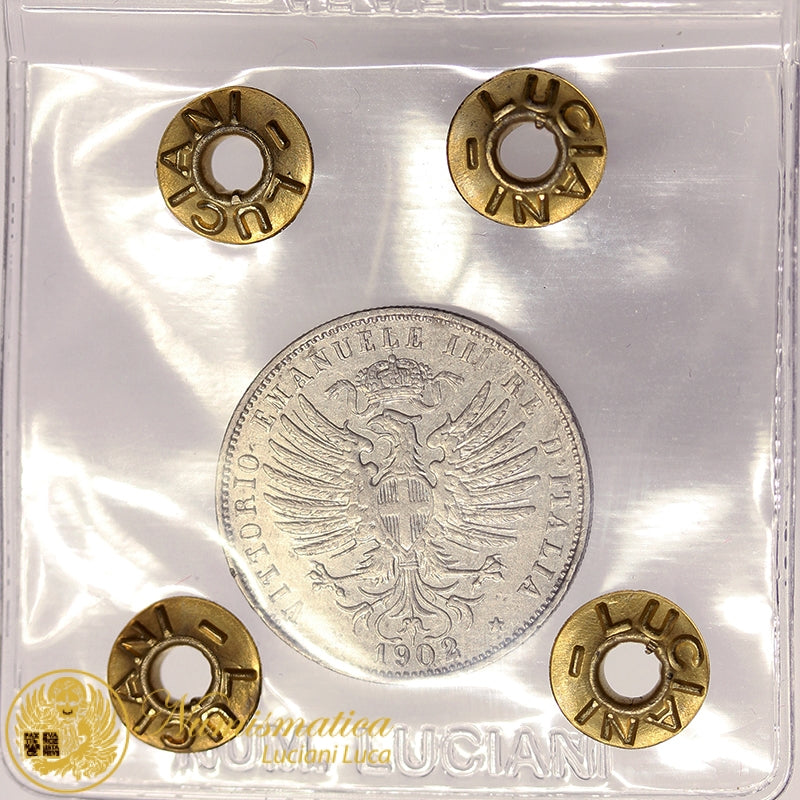 VITTORIO EMANUELE III 25 Centesimi 1902 BB RARO #P22