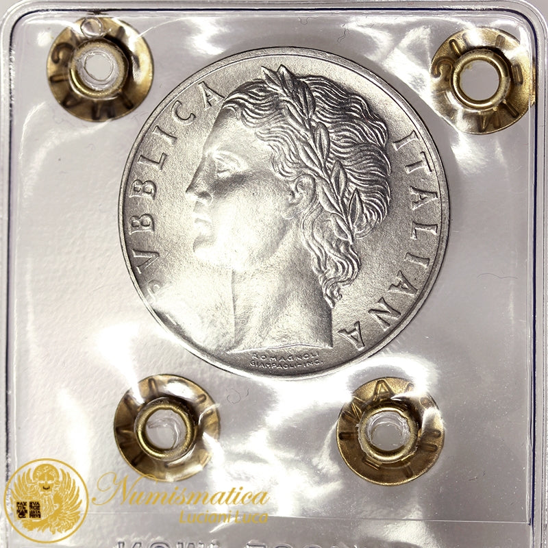 ITALIA 100 Lire 1956 Minerva Fdc RARA in Fdc #PV29