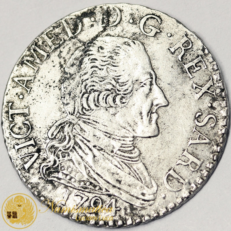 REGNO DI SARDEGNA 10 Soldi 1794 VITTORIO AMEDEO III SPL+ #3112