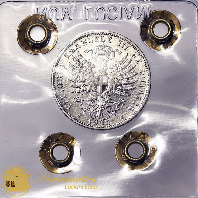VITTORIO EMANUELE III 25 Centesimi 1903 BB/Q.Spl RARO #P283