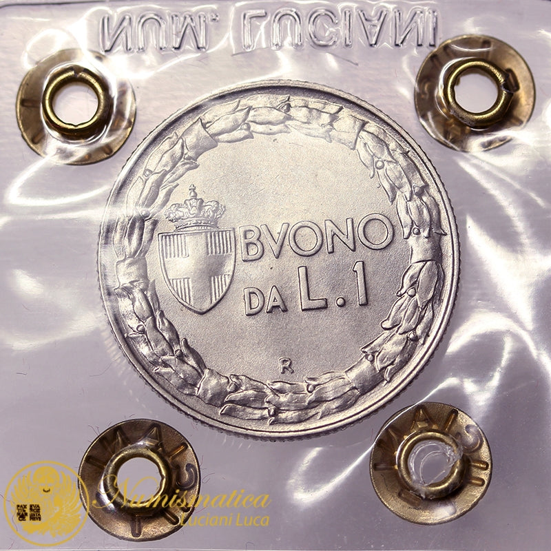 VITTORIO EMANUELE III Buono da 1 Lira 1922 Fdc #PV292