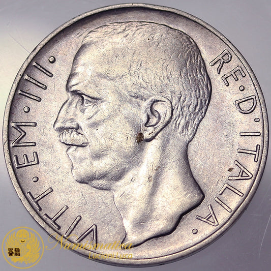 VITTORIO EMANUELE III 10 LIRE 1928 una rosetta BB+ #PV92